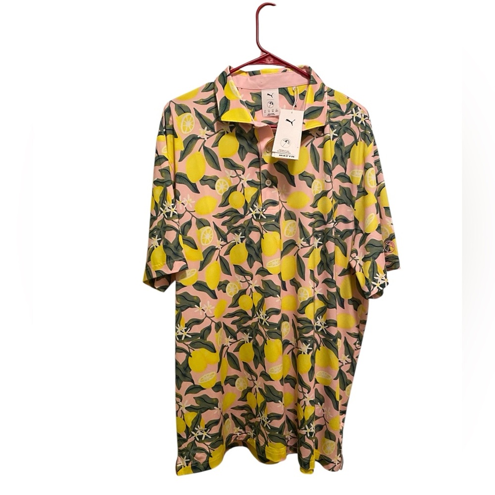 Puma Men's Lemon Branch Golf Polo. Size XL. New with‎ tags